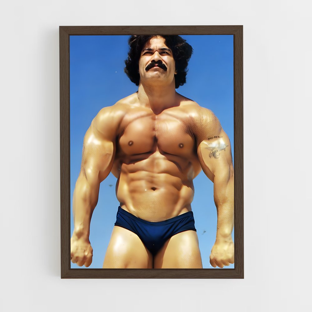 Poster coan moustache – affiche Powerlifting (vue 5)